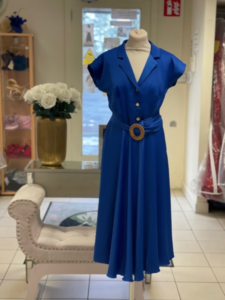 46555 - Royal Blue Dress