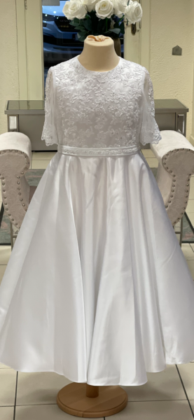 474 Communion Dress White