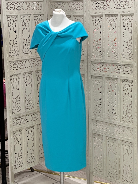 47527 turquoise Dress