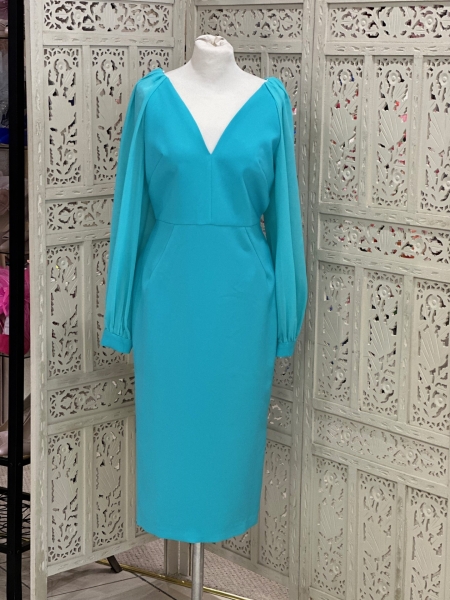 50537 Turquoise Dress