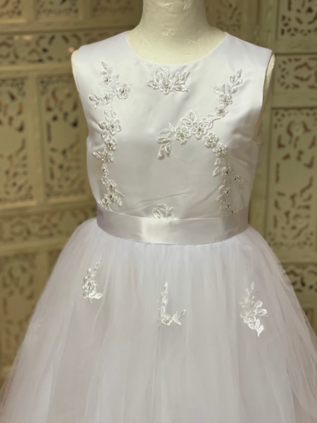 50801 Communion Dress White