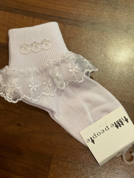 5161 White Communion Socks