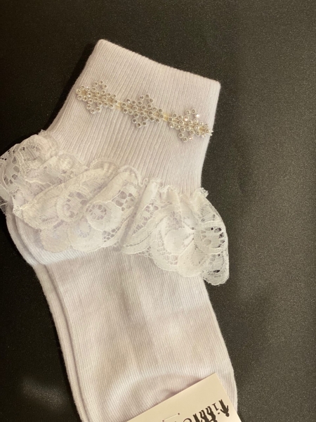 5165 Communion Socks White