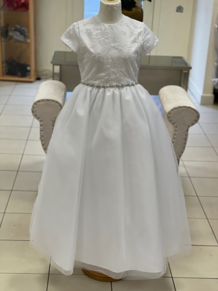 80014 Communion Dress White