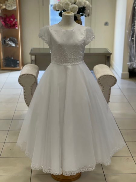 80749 Communion Dress White