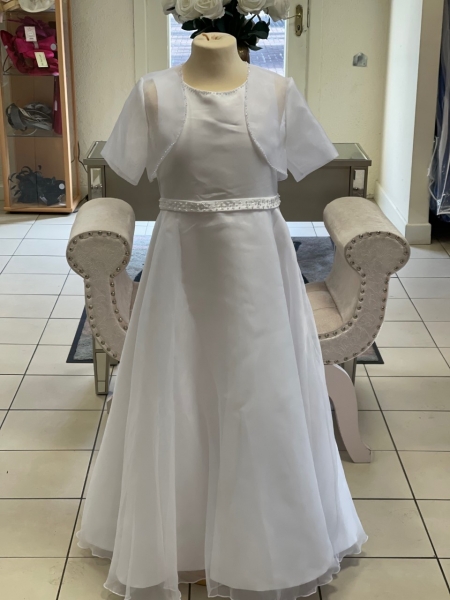 D008 - Communion Dress White