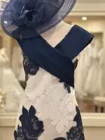 2348-02 Navy White Dress 3.jpeg image