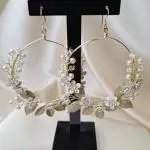 ARE705 Gold Hoop Earrings image