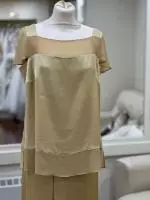 52591 Carla Ruiz Gold Trouser Suit 1 image