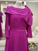 9802-2 Fuschia dress from Carmen Melero 2