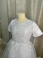 FG009S Communion Dress White 2 image