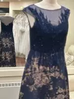 52717 Navy gold dress Carla Ruiz 3.jpeg image