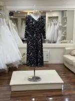 Carly Navy Gold Dress.jpeg image