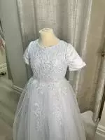 FG009S Communion Dress White 1 image