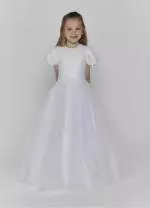 CB3519 Communion Dress White image