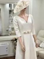 7071V Teresa Ripoll Cream mother of the bride dress 2
