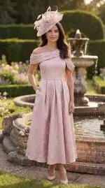 Veromia VO3116 Pink Dress.jpeg image