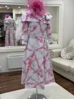 Casssandra Bel Silver Pink Dress.jpeg image