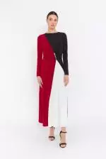 52029 Wine-Black Dress by Carla Ruiz