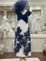 2348-02 Navy White Dress 2.jpeg image