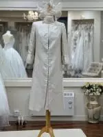 5818-0 Carmen Melero Ivory dress and coat