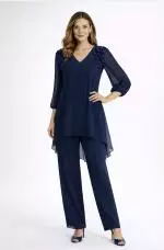 7422-20 Navy Trousers Suit.jpeg image