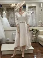 7071V Teresa Ripoll Cream mother of the bride dress
