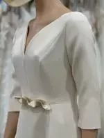 7071V Teresa Ripoll Cream mother of the bride dress 5
