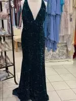 N6314A GREEN DEBS DRESS.JPG image