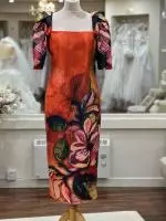 52705 Orange dress Carla Ruiz 3.jpeg image