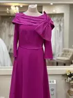 9802-2 Fuschia dress from Carmen Melero 1
