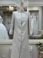 5818-0 Carmen Melero Ivory dress and coat 1