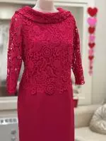 V432 Pink Dress 2.jpeg image