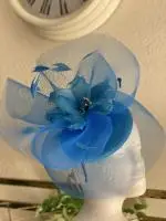 2045 Turq fascinator 1.jpeg image
