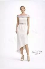 2358 Seren Dress Ivory Pink.jpeg image
