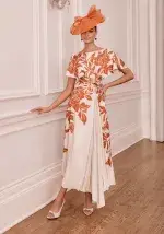 66782B-printed-crepe-flutter-sleeve-dress John Charles image