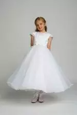 CT5246 Communion Dress White image