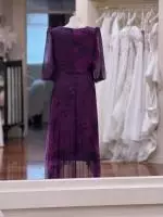 Cassandra Eta Purple Dress 4.jpeg image