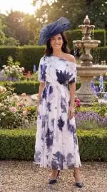 Veromia VO3125 Navy Pink Dress.jpeg image