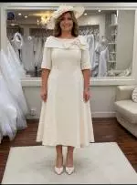 Cassandra Martha B Cream Dress 5.jpeg image