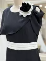 2384 Black Ivory Dress 5.jpeg image