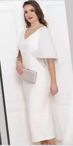 D440 Anoola Dress Ivory Silver 1.JPG image