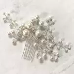 ar614 small pearl bridal comb image