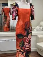 52705 Orange dress Carla Ruiz 1.jpeg image